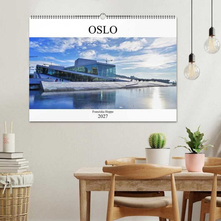 Produktbild: Oslo - Norwegen (Wandkalender 2027 DIN A2 quer), CALVENDO Monatskalender