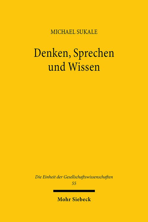Produktbild: Denken, Sprechen und Wissen