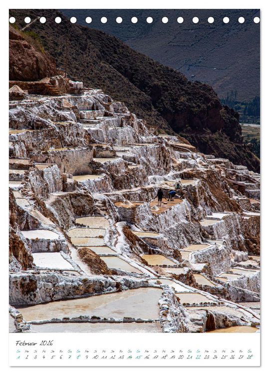 Produktbild: Unterwegs in Peru (Tischkalender 2026 DIN A5 hoch), CALVENDO Monatskalender