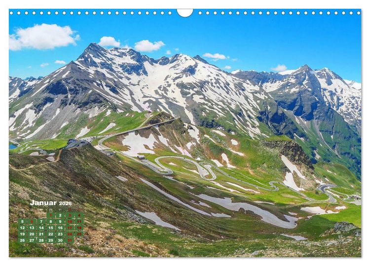 Produktbild: Gro&szlig;glockner wundersch&ouml;ne Berg- und Tierwelt (Wandkalender 2026 DIN A3 quer), CALVENDO Monatskalender
