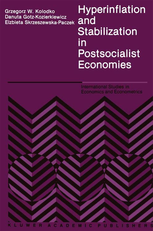 Produktbild: Hyperinflation and Stabilization in Postsocialist Economies