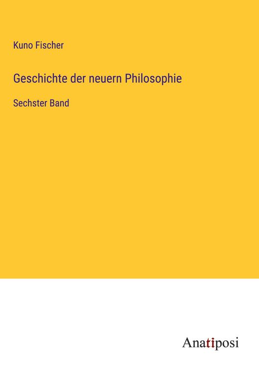 Produktbild: Geschichte der neuern Philosophie