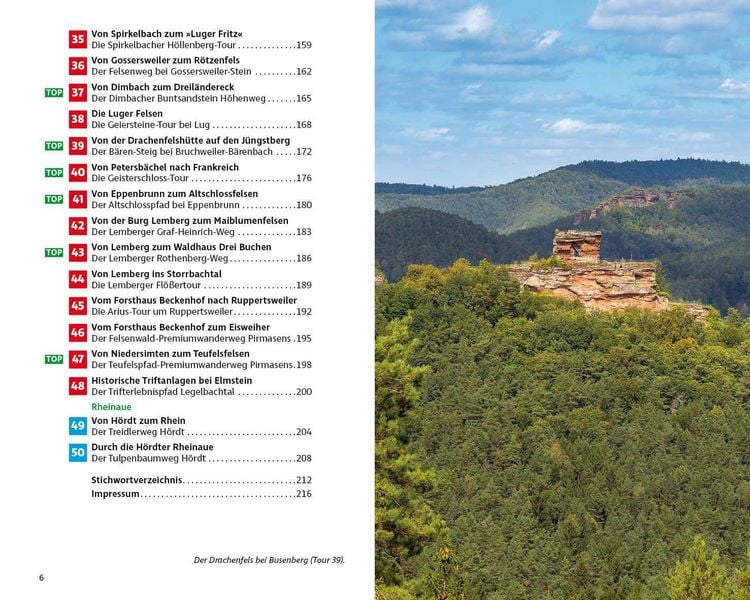 Produktbild: ROTHER Wanderbuch Premiumwege Pf&auml;lzerwald