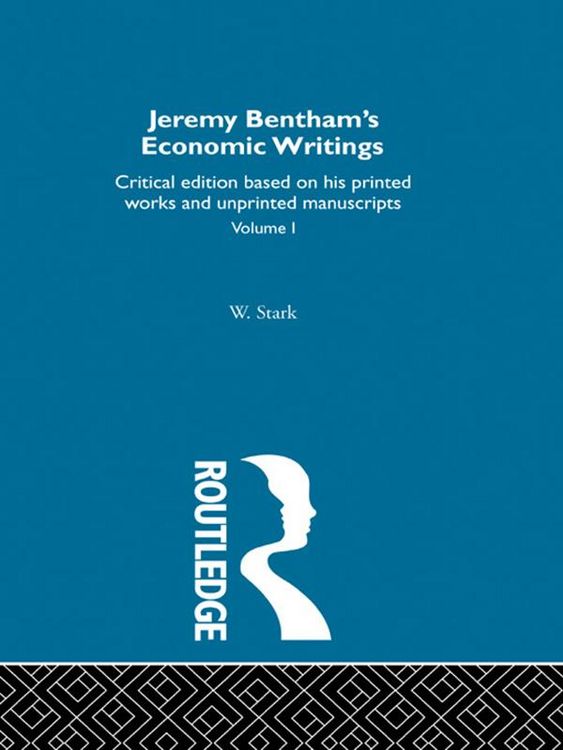 Produktbild: Jeremy Bentham's Economic Writings