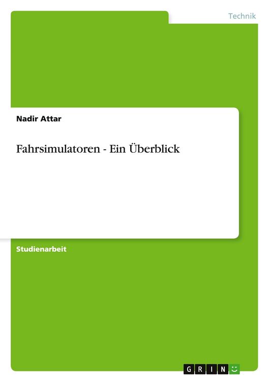 Produktbild: Fahrsimulatoren - Ein &Uuml;berblick