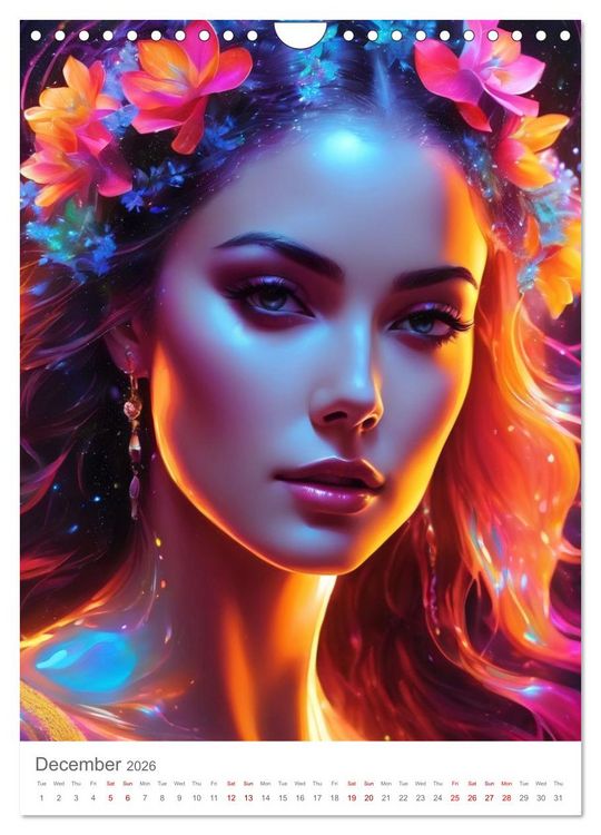 Produktbild: Feminine elegance (Wall Calendar 2026 DIN A4 portrait), CALVENDO 12 Month Wall Calendar