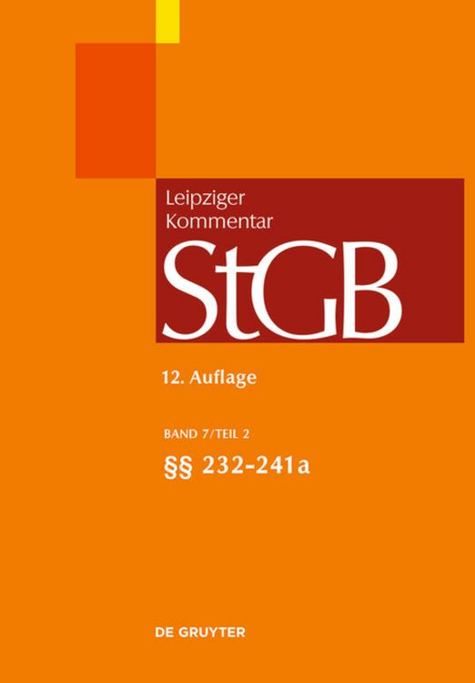 Produktbild: &sect;&sect; 232-241a
