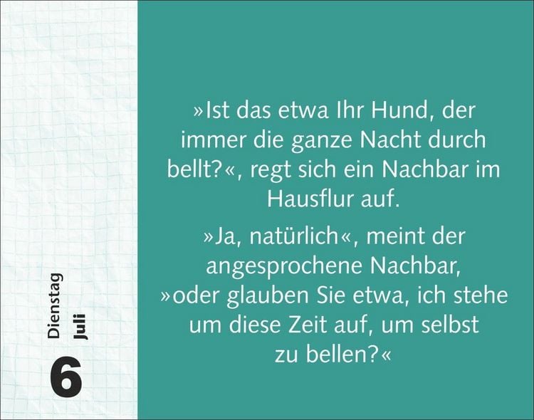 Produktbild: Witzirin Tagesabrei&szlig;kalender 2027 - Diese Packung enth&auml;lt: die lustigsten Witze f&uuml;r die t&auml;gliche Dosis Humor