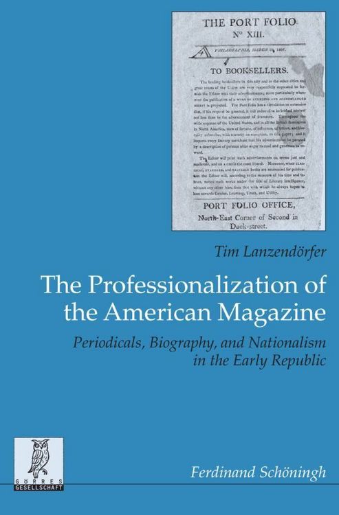 Produktbild: The Professionalization of the American Magazine
