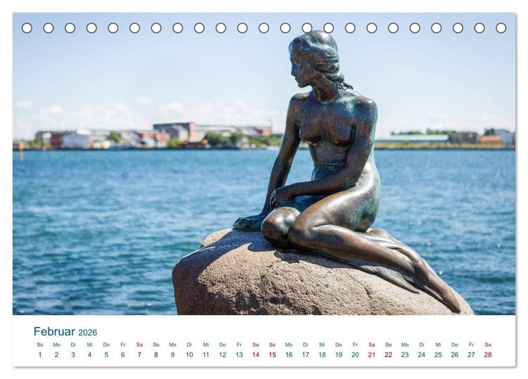 Produktbild: Sch&ouml;nes Kopenhagen (Tischkalender 2026 DIN A5 quer), CALVENDO Monatskalender