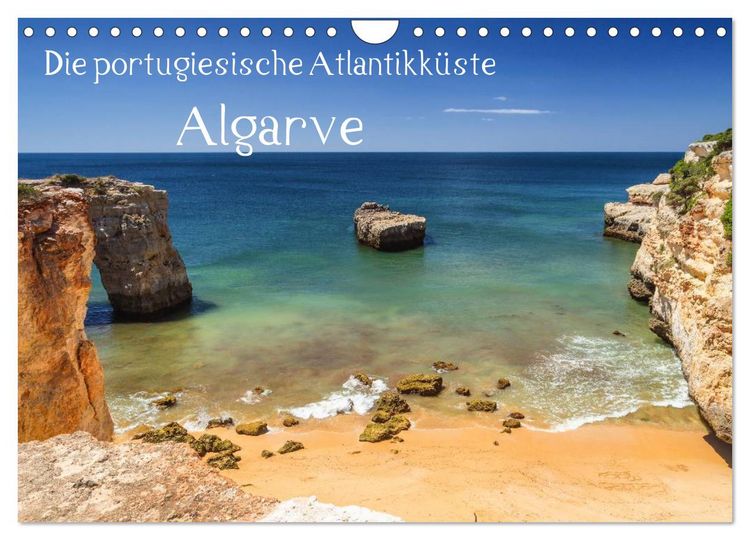 Produktbild: Die portugiesische Atlantikk&uuml;ste - Algarve (Wandkalender 2026 DIN A4 quer), CALVENDO Monatskalender