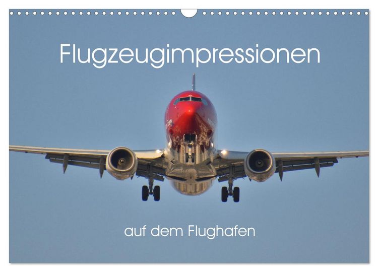 Produktbild: Flugzeugimpressionen auf dem Flughafen (Wandkalender 2026 DIN A3 quer), CALVENDO Monatskalender