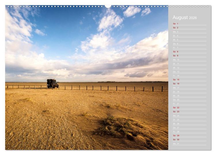 Produktbild: Mit dem 4x4 durch Europa (Wandkalender 2026 DIN A2 quer), CALVENDO Monatskalender