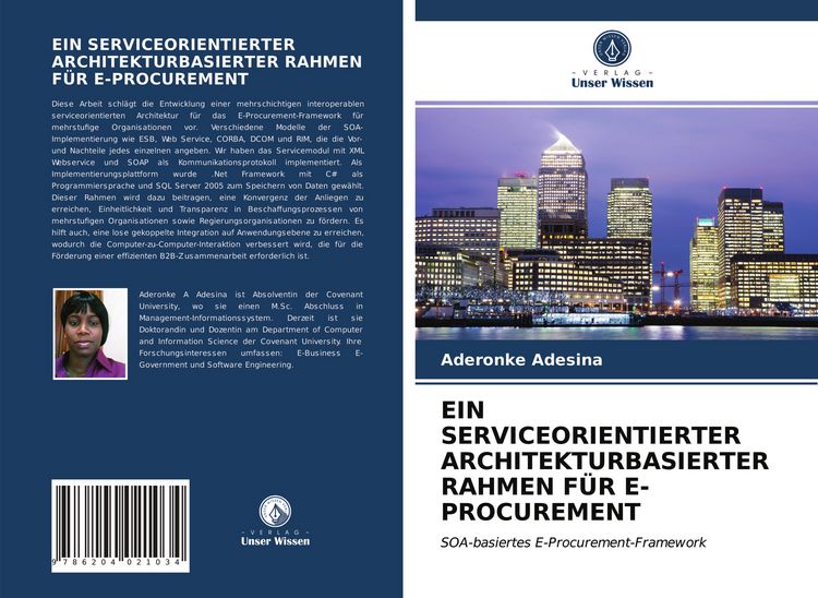 Produktbild: Ein Serviceorientierter Architekturbasierter Rahmen f&uuml;r E-Procurement