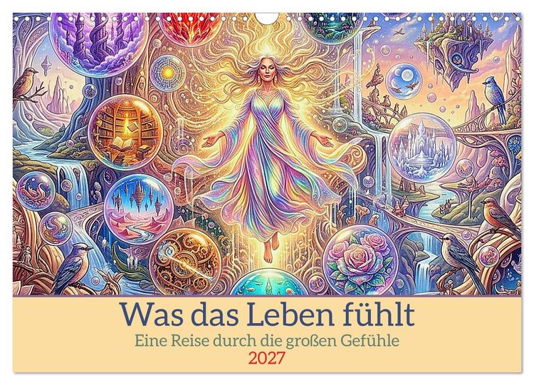 Produktbild: Was das Leben f&uuml;hlt (Wandkalender 2027 DIN A3 quer), CALVENDO Monatskalender