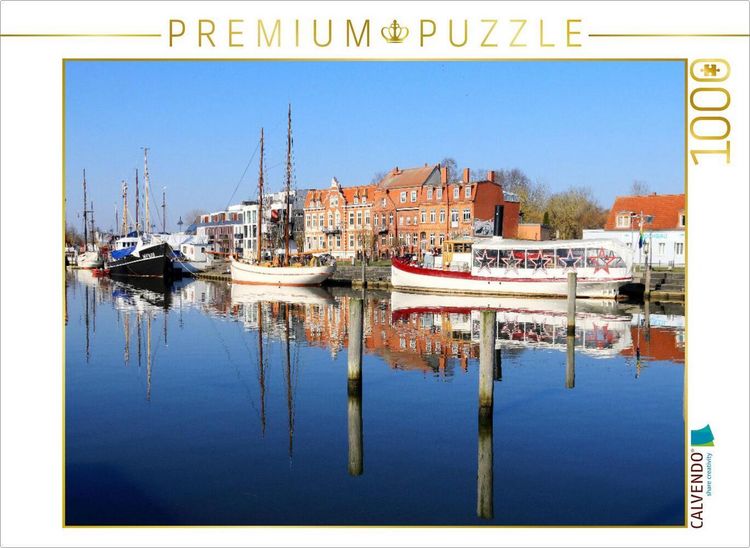 Produktbild: CALVENDO Puzzle Greifswald - Museumshafen am Ryck | 1000 Teile Lege-Gr&ouml;&szlig;e 64x48cm Foto-Puzzle f&uuml;r gl&uuml;ckliche Stunden