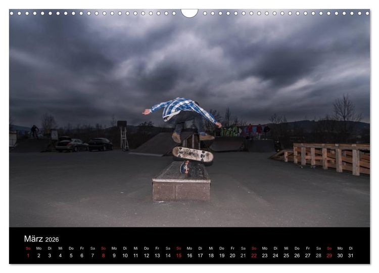 Produktbild: it's SKATEBOARDING (Wandkalender 2026 DIN A3 quer), CALVENDO Monatskalender