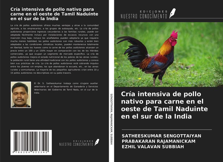Produktbild: Cr&iacute;a intensiva de pollo nativo para carne en el oeste de Tamil Naduinte en el sur de la India