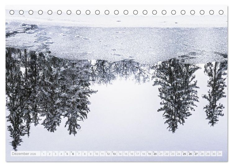Produktbild: Magie gespiegelter Welten (Tischkalender 2026 DIN A5 quer), CALVENDO Monatskalender