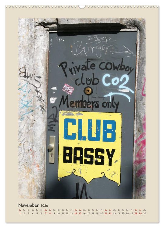 Produktbild: Berlin Love Streetart (Wandkalender 2026 DIN A2 hoch), CALVENDO Monatskalender