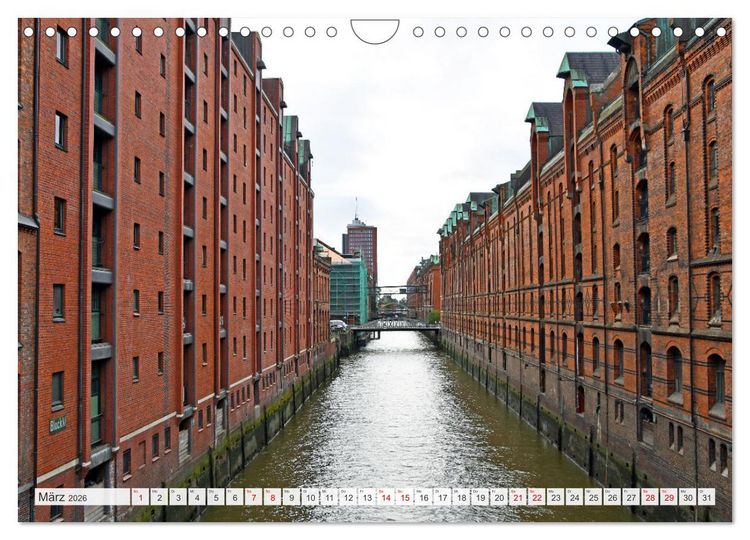 Produktbild: Hamburg mit Hafengeburtstag (Wandkalender 2026 DIN A4 quer), CALVENDO Monatskalender