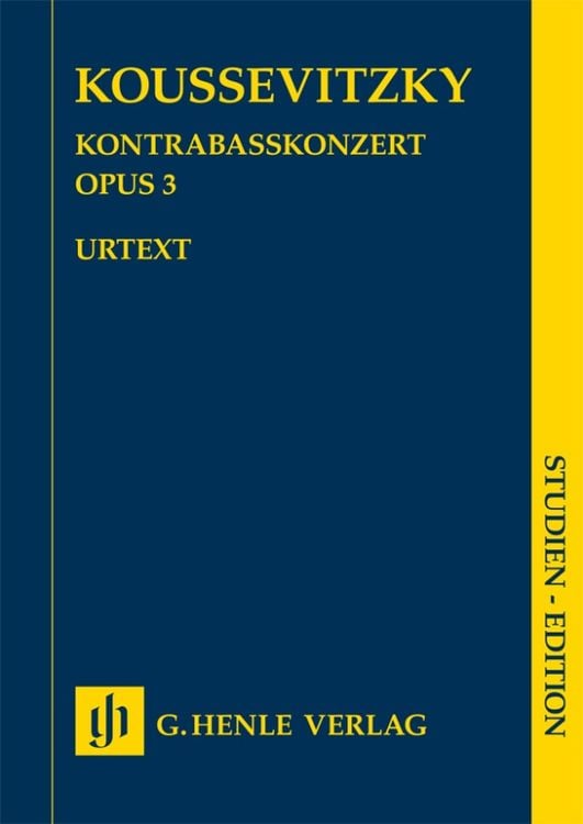 Produktbild: Serge Koussevitzky - Kontrabasskonzert op. 3
