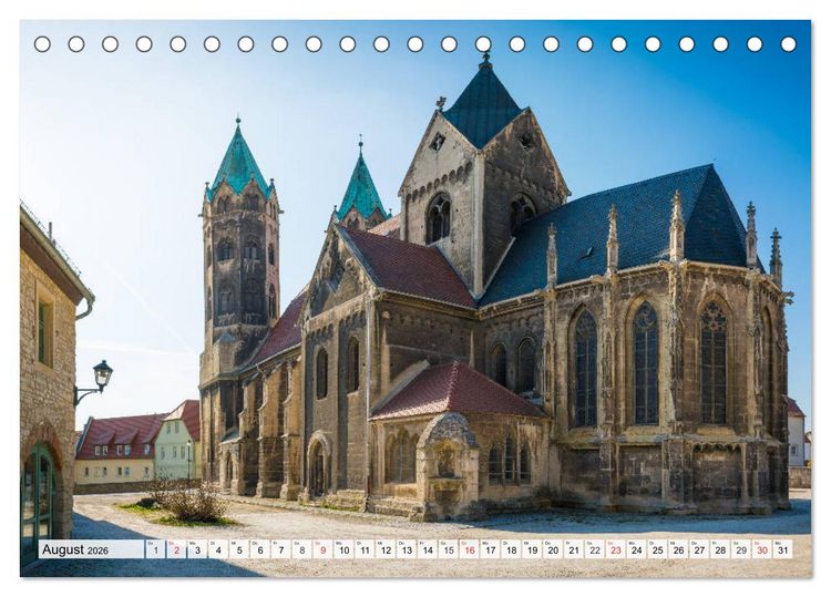 Produktbild: Willkommen im Burgenlandkreis (Tischkalender 2026 DIN A5 quer), CALVENDO Monatskalender