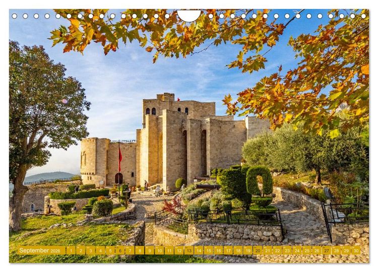 Produktbild: Durr&euml;s und Kruja &ndash; Sch&auml;tze Albaniens (Wandkalender 2026 DIN A4 quer), CALVENDO Monatskalender
