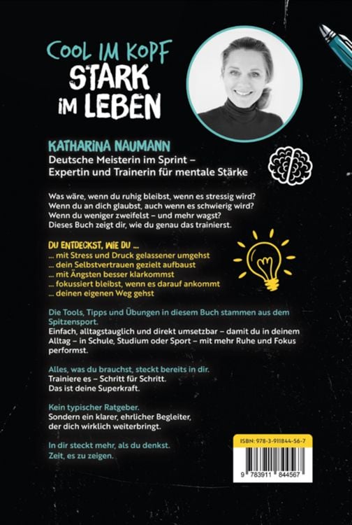 Produktbild: Das wertvollste Teenager-Buch f&uuml;r M&auml;dchen & Jungs ab 13 | Cool im Kopf - Stark im Leben | Tools aus dem Spitzensport f&uuml;r Stressabbau, mentale St&auml;rke, Selbstbewusstsein & Fokus