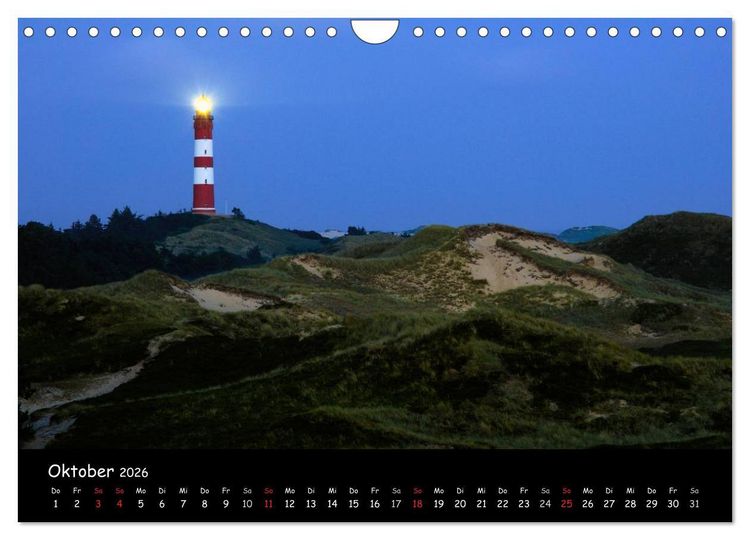 Produktbild: Amrum (Wandkalender 2026 DIN A4 quer), CALVENDO Monatskalender