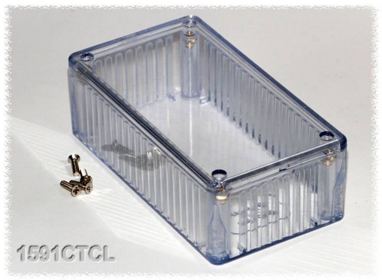Produktbild: Hammond Electronics 1591DTCL Universal-Geh&auml;use 150 x 80 x 50 Polycarbonat Natur 1St.
