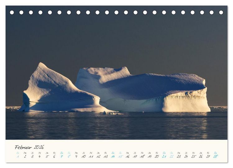Produktbild: Faszination Eis - In den Fjorden Ostgr&ouml;nlands (Tischkalender 2026 DIN A5 quer), CALVENDO Monatskalender