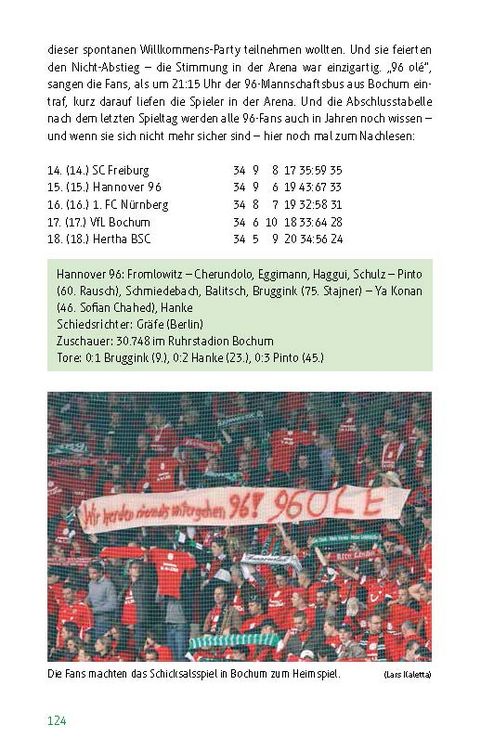 Produktbild: Hannover 96 - die 100 wichtigsten Spiele