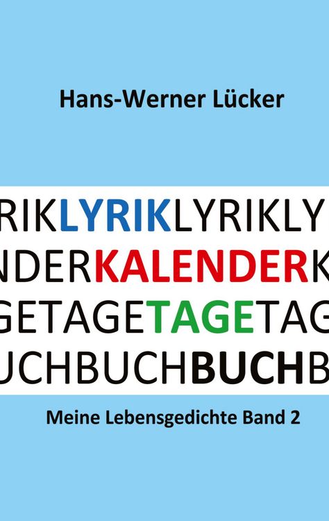 Produktbild: LYRIK KALENDER TAGE BUCH