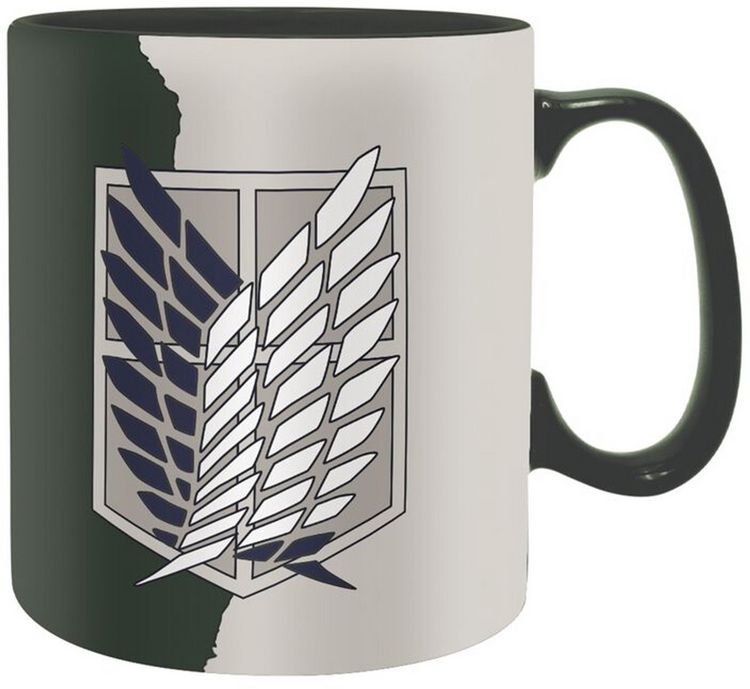 Produktbild: ATTACK ON TITAN - Mug - 460 ml - Emblem S4 - cardboard box