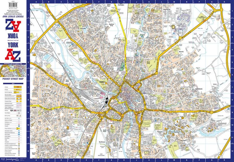 Produktbild: York A-Z Pocket Street Map