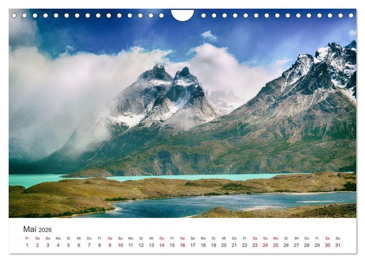 Produktbild: Chile - Ein unbekanntes Paradies. (Wandkalender 2026 DIN A4 quer), CALVENDO Monatskalender