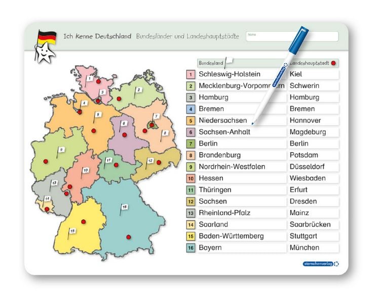 Produktbild: Ich kenne Deutschland - Bundesl&auml;nder und Landeshauptst&auml;dte