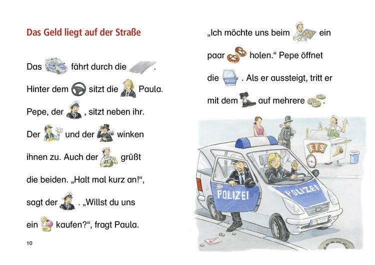 Produktbild: Lesenlernen in 3 Schritten - Die sch&ouml;nsten Polizeigeschichten