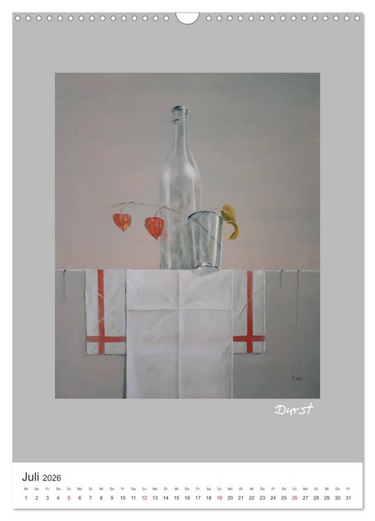 Produktbild: ART der Stille (Wandkalender 2026 DIN A3 hoch), CALVENDO Monatskalender