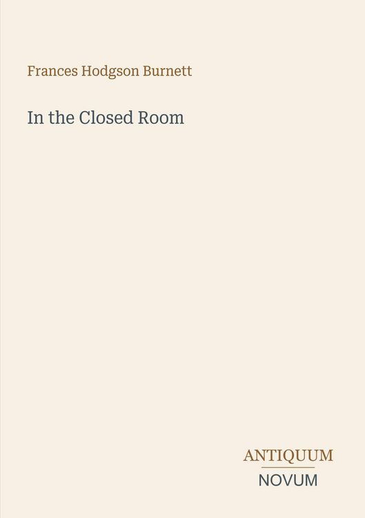 Produktbild: In the Closed Room