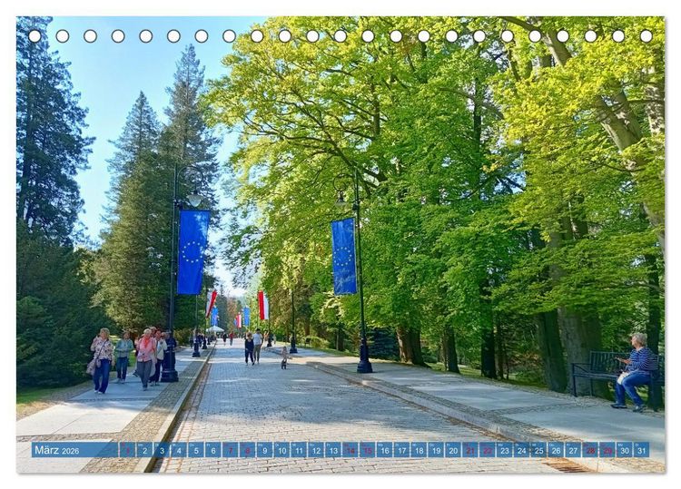 Produktbild: Bad Flinsberg und Umgebung (Tischkalender 2026 DIN A5 quer), CALVENDO Monatskalender