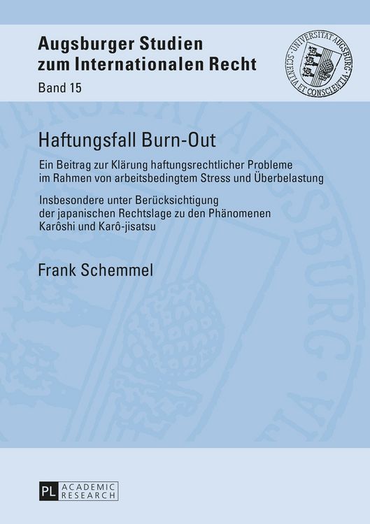 Produktbild: Haftungsfall Burn-Out