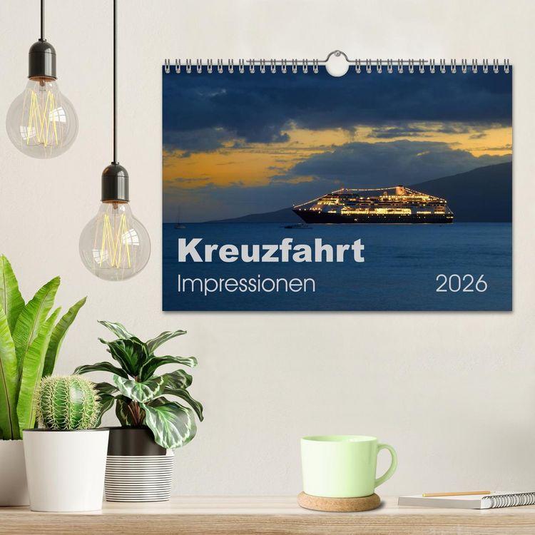 Produktbild: Kreuzfahrt Impressionen (Wandkalender 2026 DIN A4 quer), CALVENDO Monatskalender