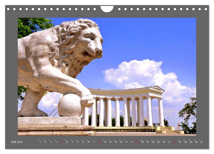 Produktbild: Odessa - Ukrainische Metropole am Schwarzen Meer (Wandkalender 2026 DIN A4 quer), CALVENDO Monatskalender