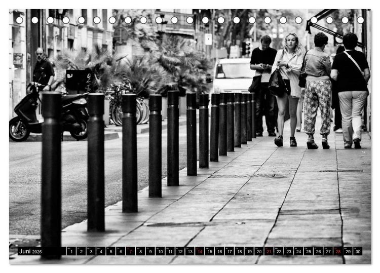 Produktbild: Streetlife Barcelona (Tischkalender 2026 DIN A5 quer), CALVENDO Monatskalender