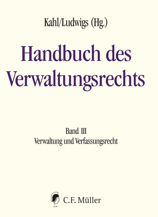 Produktbild: Handbuch des Verwaltungsrechts