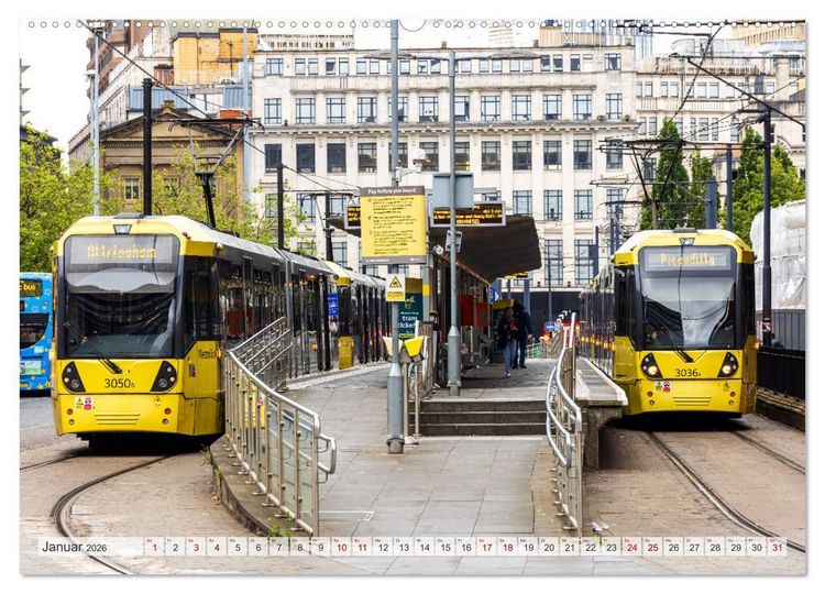 Produktbild: Faszination Manchester (hochwertiger Premium Wandkalender 2026 DIN A2 quer), Kunstdruck in Hochglanz