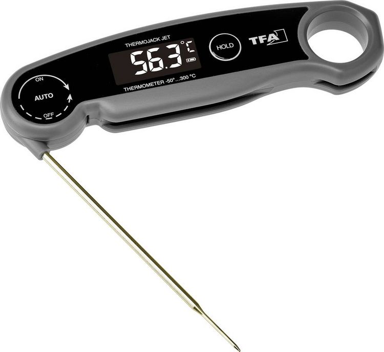 Produktbild: TFA Dostmann 30.1069.10 K&uuml;chen-Thermometer Automatisches Abschalten Babykost, Backen, Braten, Burger, Fett, Fl&uuml;ssige Stoffe