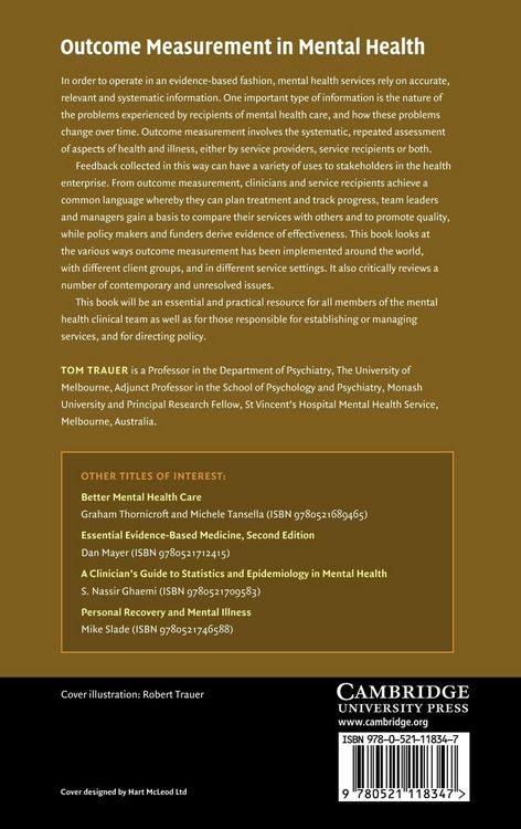 Produktbild: Outcome Measurement in Mental Health